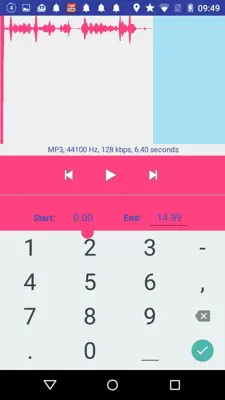 MP3 Cutter android App screenshot 0