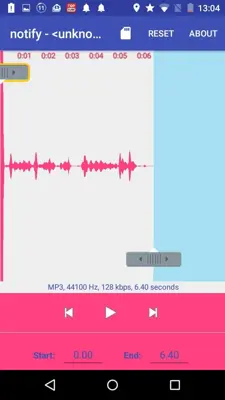 MP3 Cutter android App screenshot 3